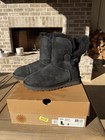Euc Womens Black Ugg Bailey Button Boots Size 9