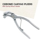 Chrome Canvas Pliers For Stretching Professional Design W spring Return Handle