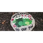 Spoontiques - Garden Dcor - Welcome To Our Pad Stepping Stone - Decorative
