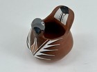 Santo Domingo Pueblo Kewa Duck Bird Turkey Effigy Bowl Pottery Signed Vtg 4  T