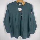 Henley Rasco Fr Flame Resistant Long Sleeve T-shirt Men s  Sz 4xl Green Nwt