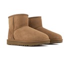 New 100  Authentic Ugg Classic Mini Ii Women s Winter Ankle Boots Chestnut