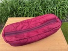 Large Double Sided Padded Zip Up Bridle Halter Bag Case    Burgandy