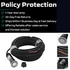 1 5 Inch Pool Light For Inground Pool With 50 Ft Cord Ac12v 18w 7 Rgb Fc-pc55