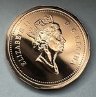 1993 Canadian Penny Proof-like 1cent Coin Uncirculated Directly From Set