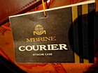 Mcbrine Courier Attache Case Tooled Leather Native American Tribal Art