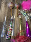 Vintage Metal Noisemakers   Party Blowers Lot  27pcs  1950s   1970s Mixed Designs