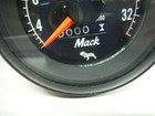 Nos Mack  Semi Truck Tachometer Gauge Bulldog Black Superliner 17mt389pi