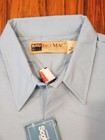 Vintage 90 s Big Mac Shirt Short Sleeve Light Blue Made In Usa Size Large Nwt