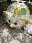 Vintage 1960 s Edward Mobley Circus Elephant Toy Box Blow Mold