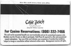 Crystal Palace Casino cable Beach Resort - Nassau  Bahamas - 7a Issue  details 