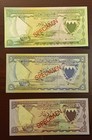 1964 Bahrain Specimen Banknotes Full Set First Issue Currency Board 6 Notes
