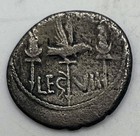 43-30 Bc Roman Imperatorial Marc Antony Second Triumvirate Legionary Ar Denarius