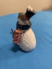Snowman Christmas Ornament Vintage 