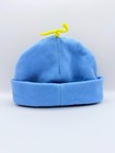 Vintage 90s Curious George Children   s Beanie Cute Monkey Blue