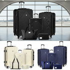 Luggage 5 Piece Sets Lightweight Hard Shell Suitcases Spinner Wheels Tsa Lock