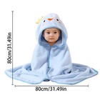 Baby Bathrobe Infant Bath Towel Boy Girl Blankets Swaddle With Hood Cartoon