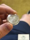 1983 Israel 1 2 Sheqel  herodion Fortress  Silver Bu Coin  850 Fine