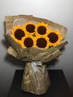 Crochet Sunflower Flower Bouquet  Home Decor gift For Mom Wife  Her Anniversary