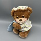 Fisher Price 1985 Teddy Beddy Bear  10  Vintage Plush Stuffed Animal 