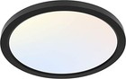  12 Inch Selectable Cct Led Round Flat Panel Light  24w 12 Inch Black