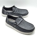 Hurley Laguna Men   s Casual Ultra-lightweight Breathable Canvas Shoe  black  New