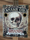 Weeklyhouse Cigar Box Guitar Acoustic Electric 3 String Snake Oil