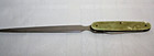 Vintage Metal Celluloid 9  Letter Opener Advertising Star Dust Motel Sandusky Oh