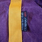 Vintage Athletic Bag Company Gym Duffel Purple Yellow Bayfield Wolverines Small