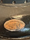 Vtg 22  Perko Perkins Marine Black Brass Fresnel Glass Wall Mount Lamp Lantern