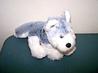 Ganz Webkinz Husky Dog Plush Stuffed Animal Toy No Code Hm120