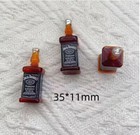 Dollhouse Miniature Jack Daniels Whiskey Bottles Set Of 4 1 12 Scale Bar Diorama