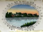 Vintage Beaver Dam Wisconsin Souvenir China Pin Dish Made In Austria
