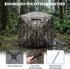 Hunting Blind 270   See Through Pop Up Ground Blind For Deer Turkey Portable
