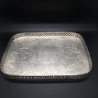 Barker Ellis Silverplate Tray 9 1 4  X 6 3 4 