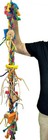 3212 Mrs  Monster Braid Huge Bird Toy Parrot Cage African Grey Conure Macaw Amaz