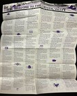 1996 Northern Indiana Amish Country Vintage Area Map Tourist Events Brochure In