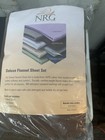 New Nrg Deluxe Flannel Sheet Set For Massage Table  Chocolate Brown