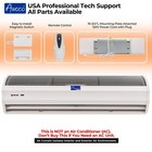Awoco Fm1209t 36  Slimline Air Curtain 120v Remote Control Magnetic Switch Ce
