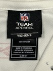 49ers Bling V Neck Nfl Team Licensed Jersey Willis 52 Sz M Gray Tiger Stripes