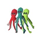 Petlou Octopus Plush Dog Toy - Assorted Colors  16  - One Unit