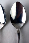 2 Oneida Stainless New Rim 18 10 Stainless Serving Spoons 8 