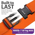 Adjustable Check In Carry On Travel Luggage Baggage Straps Tie Down Belt Id Tag