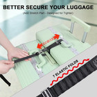 Luggage Straps  Stretchable Luggage Connector Straps For Suitcases  Metal Buckle