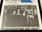 Vtg 1974 Elo Electric Light Orchestra Wnci Record Rap Newsletter Concert Promo