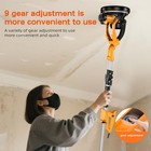 Drywall Sander With Vacuum Dust Collector - 9 Variable Speed 800-2100rpm  Col   