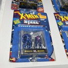 Vtg Toybiz Marvel X-men Steel Mutants Diecast Action Figures 2 Packs Lot Of 10