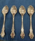 Vintage Reed   Barton Spanish Baroque Sterling Silver Teaspoons Set Of 4   