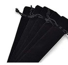 Horno 20 Pcs Velvet Drawstring Pen Pouch Sleeve Holder Single Pen Bag Case Penci