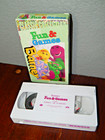 Barney Fun   Games Vhs Tape 1996 Purple Dinosaur Bj Baby Bop Kids Show Cartoon